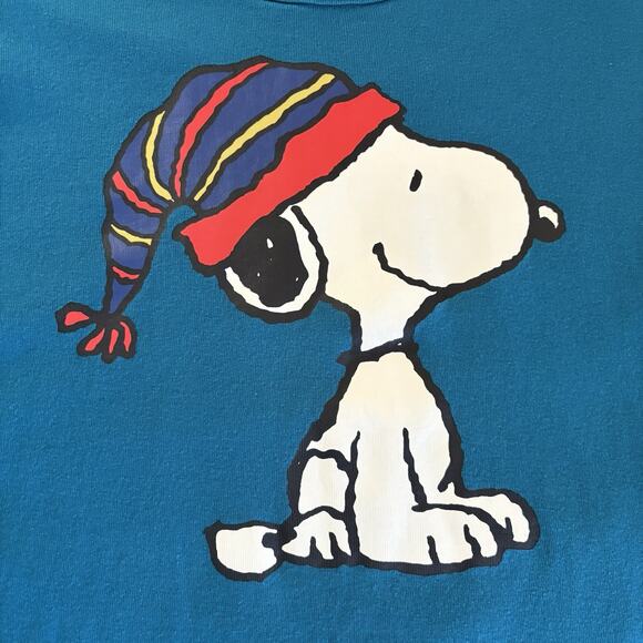 Hanna Andersson Snoopy Shirt Women’s Size XXL Holiday Organic Cotton Peanuts - Picture 5 of 12